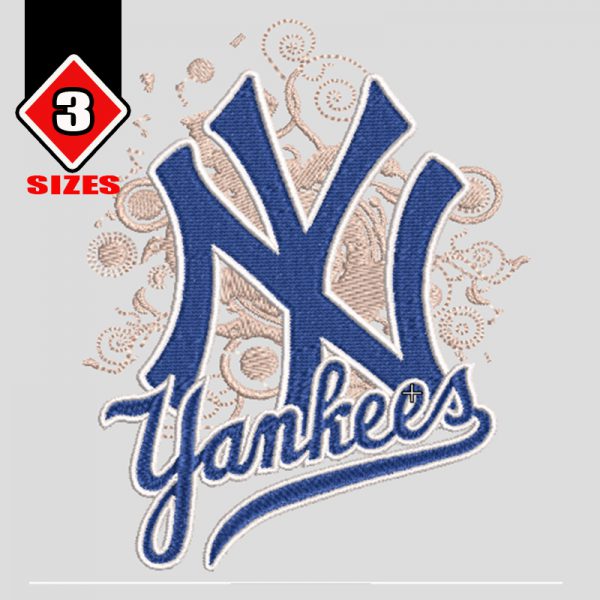 New York Yankees logo embroidery design