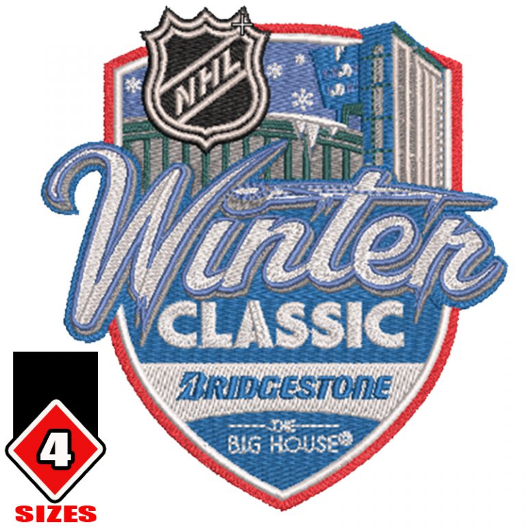 NHL Winter Classic Logo Digital Designs Embroidery