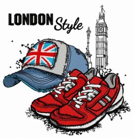 london symbol cap flag Great Britain style UK Union Jack England cap insignia